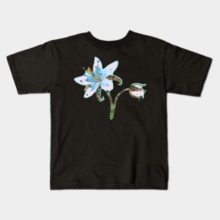 Blue Silent Princess Kids T-Shirt